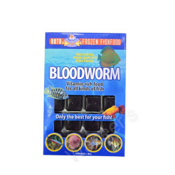 Ruto Frozen Bloodworms 100g &ndash; High-Quality Aquarium Fish Food  