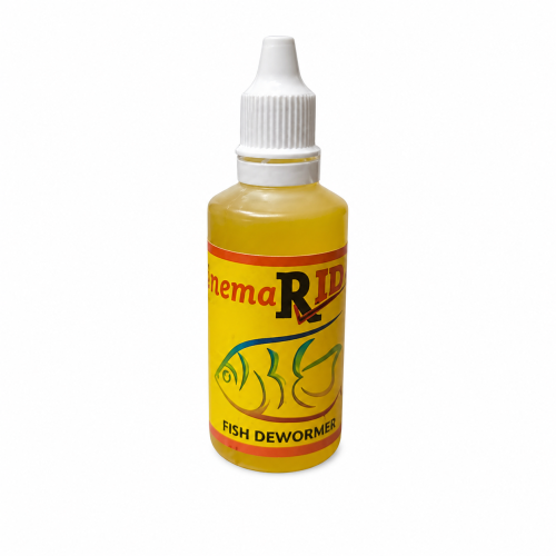 Nemarid Fish Dewormer 100ml bottle for treating internal parasites in aquarium fish