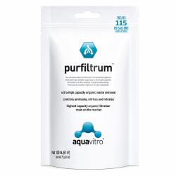 Aquavitro Purfiltrum 100ml premium biological aquarium filtration media for freshwater and marine aquariums
