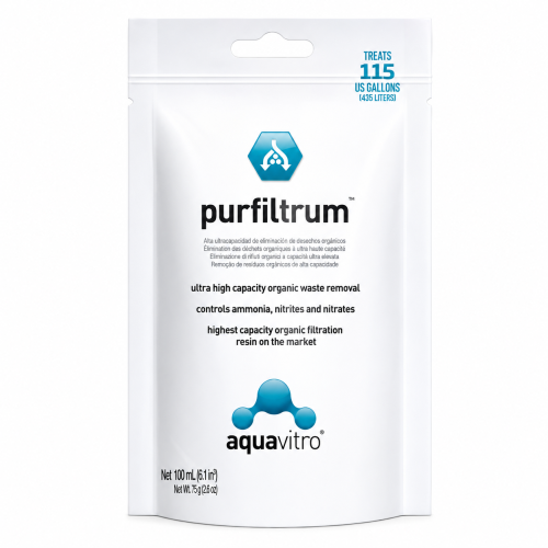 Aquavitro Purfiltrum 100ml premium biological aquarium filtration media for freshwater and marine aquariums